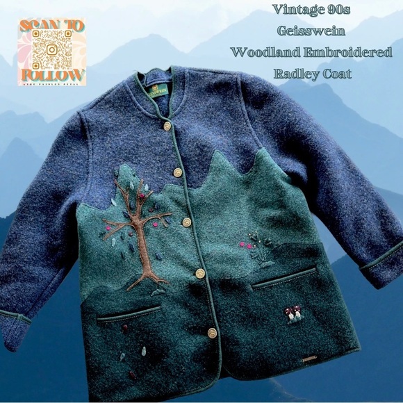 Geisswein Jackets & Blazers - 90s BOILED WOOL JACKET